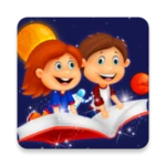 audio stories for kids android application logo